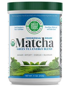 Green Foods Organic Ceremonial Grade Matcha Green Tea 11oz First Harvest FarmDirect