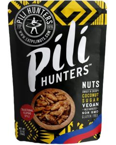 Pili Hunters Sweet Pinoy Style Coconut Sugar Pili Nuts - Healthy Snacks - Keto Friendly Pili Nuts - As Seen on TV