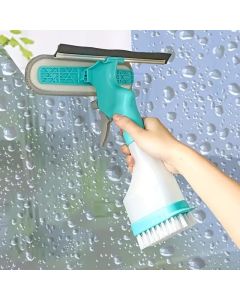BLURISM Ultimate Glass Cleaning Effortless Scraping Wiping Scrubbing Spraying StreakFree AllPurpose Tool for Bathroom Mirror Window Glass Tile Perfect Cleaning Companion for Home Office