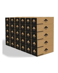 2 Ply Facial Tissue 6000 Sheets, 30 Packs of 200 Sheets - Black & Gold Boxes Contains 6000 Premium 2 Ply Tissues