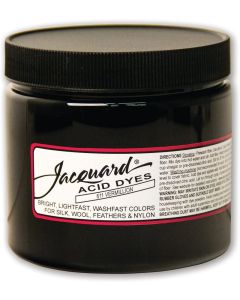 Jacquard Acid Dye 8oz Jar Vermillion Acid Dye for Wool Silk Alpaca Feathers Cosplay Wigs and Nylon Powder Wool Dye for Full Coverage Dyeing Vibrant Acid Silk Dye