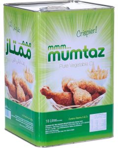 Mumtaz Pure Vegetable Oil, 18 Liters