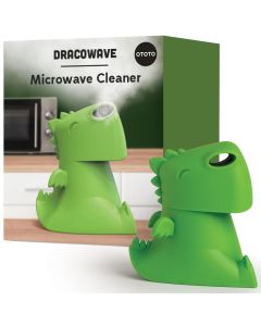 OTOTO NEW Dracowave Microwave Cleaner Dragon Microwave Steam Cleaner Cleans Grime in Minutes with Water and Vinegar Cute Kitchen Gifts Accessories Funny Kitchen Gadgets White Elephant Gifts