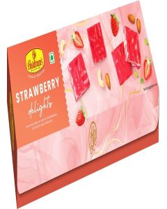 Haldiram's Nagpur Strawberry Delights 125g / Fruity Candy Bites / Sweet & Tangy Strawberry Flavour / Ideal for Snacking & Gifting / Kids� Favourite Treat