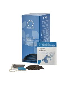 Organic Earl Grey Tea, Whole Leaf Stitched Silken Teabags x 40