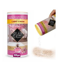 Carpet Powder & Room Freshener 500G, Antibacterial Silver Nano Odor Eliminator / Cherry Blossom Scent