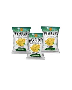 GRAMI SUPERFOODS Millet Wicked Bites/Nutritious and Gluten-Free Snack/On-the-Go Energy/Healthy Cravings/Pack of 3 Each 40g