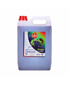 Mom Dishwash Liquid with Grape Fragrance- 5 Litre