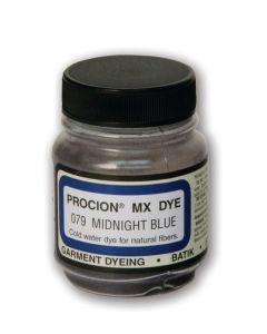 Jacquard Procion Tie Dye Powder Midnight Blue 23oz Jar for Permanent Washfast Use as Ice Powder Cold Water Fabric Clothing