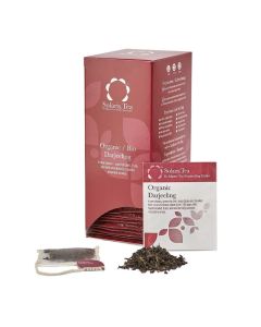Organic Darjeeling Tea, 40 Whole Leaf Stitched Silken Teabags x 40