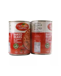 California Garden Baked Beans in Tomato Sauce Ready to Eat Canned Food- 2 x 420 gm