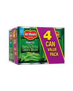 Del Monte Canned Fresh Cut Blue Lake French Style Green Beans, 14.5 Ounce (Pack of 4)