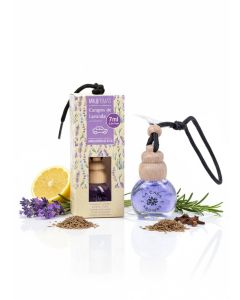 Mikaromas Car Fragrance - Lavender, 7ml / Long-Lasting Automotive Air Freshener / Calming & Floral Lavender Aroma for Cars, Trucks, SUVs & Small Indoor Spaces / Compact & Easy-to-Use Car Diffuser