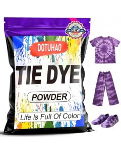 DOTUHAO Tie Dye Powder Purple Tie Dye for Clothes Fabric Dye Permanent Washfast Powder Tie Dyes Creative Dyes for Clothes Purple2 OZ