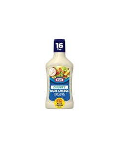 Kraft Dressing 1 Bottle for Salads and Dipping Chunky Blue Cheese No HighFructose Corn Syrup No Artificial Flavors 16 oz