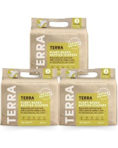 Terra Size 3 Crawler Plant-Based Diapers