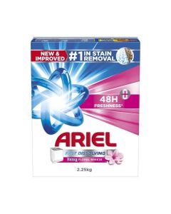Ariel Fast Dissolving Powder Detergent Downy Floral Breeze 2.25kg