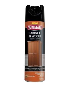 Weiman Cabinet & Furniture Polish - 17 Ounce - Aerosol Protect Clean Polish Wax Your Wood Tables Chairs Cabinets