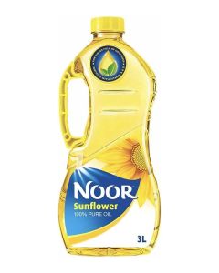 Noor 100% Pure Sunflower Oil - 3 Liters