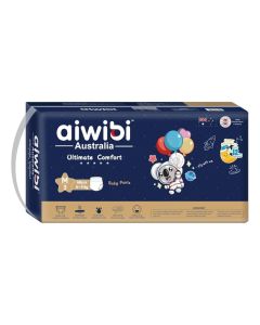 Night Plus Baby Diaper Pants Size 3 Medium (6-11kg), Overnight Pull Up Nappies with Extra Absorbency & Leak Protection (48 Pcs)