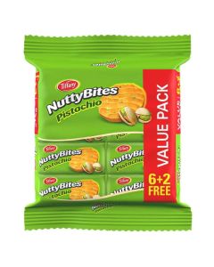 Tiffany Nutty Bites Pistachio Biscuits- 8X72gms