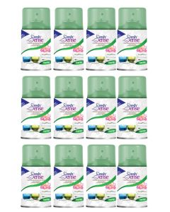 THERAPY Refill - PACK of 12 x 260ml - Automatic Spray Auto Spray Air Freshener for Home Bathroom Toilet Office Neutralizes Bad Odors FRESH SENSE