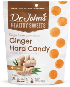 Dr. John's Healthy Sweets Sugar Free Ginger Hard Candy - 3.85 OZ