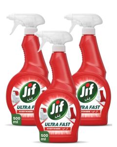 Jif Everywhere Cleaner Spray 3x500ML