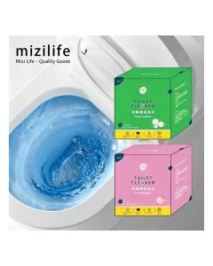 Extra Large Scented Toilet Cleaner for Deodorising and Removing Stains, Dual-colour, Fresh Fragrance, 55g*2 (Floral and White Peach Scents)
