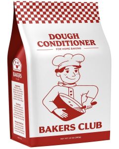 Bakers Club Artisan Dough Conditioner – Bread Improver & Baking Enhancer for Better Texture, Volume & Shelf Life – Sourdough, Pizza Crust, Bagels, Muffins, Cakes, Cookies & Pies Enhances Any Flour 10oz