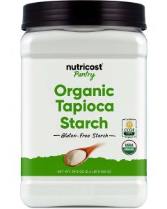Nutricost Organic Tapioca Starch - Gluten-Free, 2.5 LB