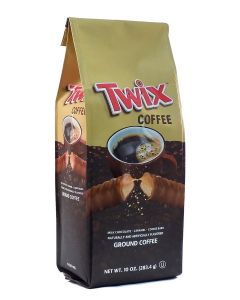 White Coffee Twix Chocolate & Caramel Flavored Ground - 10 Ounce Bag