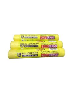 3 Roll Of Garbage Bag (Size 46x52cm, 5 Gallons, 30pcs Per Roll) For Home, Office, Bathroom