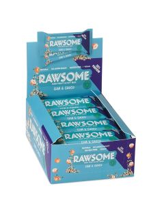 Rawsome Chia & Cacao Vegan Protein Bar / 25% Protein / Gluten Free / No Added Sugar / 16x40g