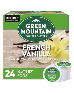 Green Mountain Coffee Roasters French Vanilla SingleServe Keurig KCup Pods Flavored Light Roast Coffee 24 Count