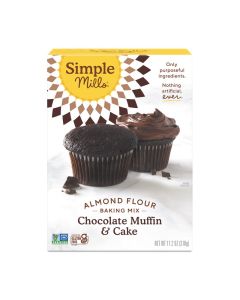 Simple Mills Chocolate Muffin Cake Almond Flour Mix 112 Ounce