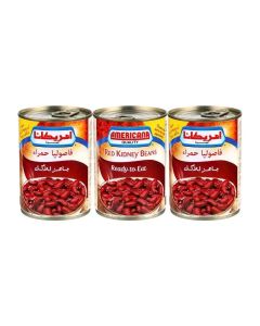 Americana Red Kidney Beans â€“ Ready to Eat â€“ 3 Pack x 400Gm