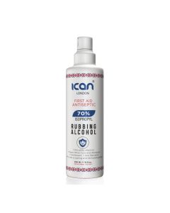ICAN London 70% Isopropyl Rubbing Alcohol Spray 500ML / First Aid Antiseptic, Disinfectant & Multi-Purpose Cleaner