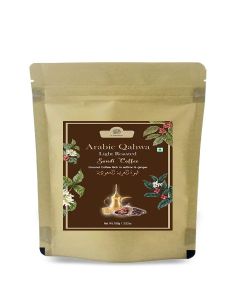 Al Masnoon Saudi Qahwa Light Roasted Saudi Coffee/Ground Coffee Rich With Saffron & Ginger 100G (Pack Of 1) - Bag