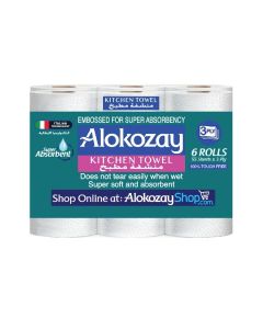 Extra Absorbent 3 Ply Kitchen Towel 55 Sheets