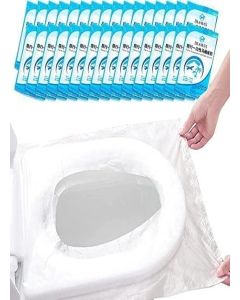 CHAMELI Disposable Toilet Seat Cover, Non-Woven Fabric Travel Toilet Seat Cover Avoid Direct Contact with Unhygienic Toilet Seats. (pack of 20)