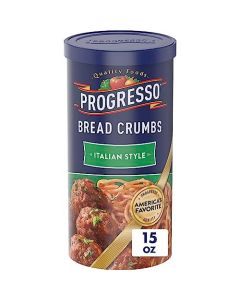 Progresso Bread Crumbs Italian Style Cooking Ingredient 15 oz