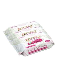Baby Wet Wipes Mild Rose Scent 100 Pcs Pack Of 3