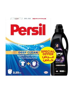 Deep Clean Detergent Powder For Top Loaders And Abaya Shampoo Black