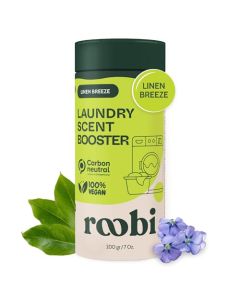 Roobi Sustainable Laundry Scent Booster Beads Linen Breeze Fragrance Laundry Beads Up to 20 Washing Cycles Carbon Neutral 100 Vegan