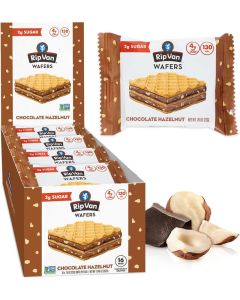 Rip Van Wafels Chocolate Hazelnut Wafer Cookies