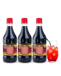 Dhampurgreen Kala Khatta, 900Ml (300Ml X 3 Bottles) / Mocktail Syrup Cocktail Syrup / Makes 10-12 Drinks / Pour Add Stir & Sip Syrup For Cocktails Mocktails / Non Alcoholic Beverage