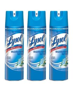 Lysol Professional Disinfectant Spray Spring Waterfall 19 oz 3 Pack