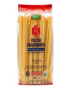 Pastai Gragnanesi Mafaldine Pasta di Gragnano I.G.P. – Organic Bronze Italian Pasta, Reginette Shape, Premium Pasta Imported from Italy – 17.6 oz (500g)