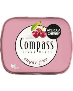 Compass Fresh Mints Sugar Free Acerola Cherry Mints- 14gms